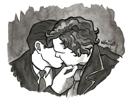 Шериарти арт поцелуй