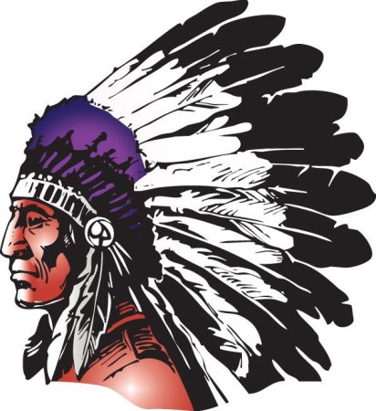 Индеец в профиль