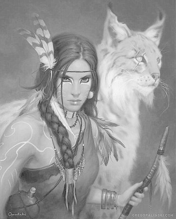 Шаманки индианки арты