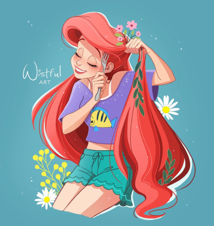 Современные принцессы Диснея Ариэль