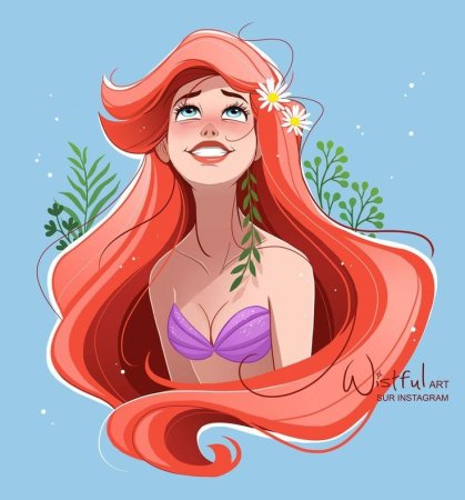 Wistful принцессы Ариэль