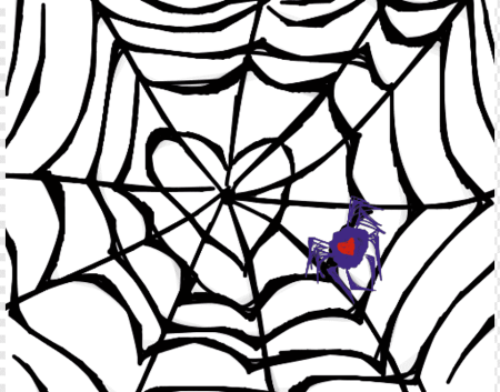 Эскизы тату паук с паутиной