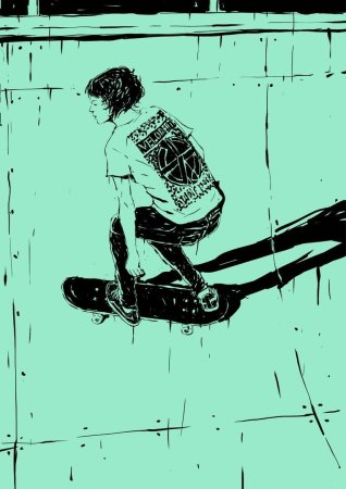 Скейтбординг арт