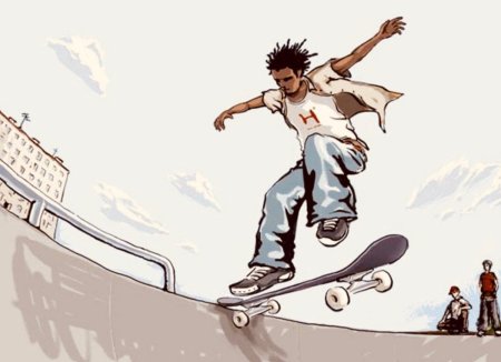 Скейтеры мультяшные