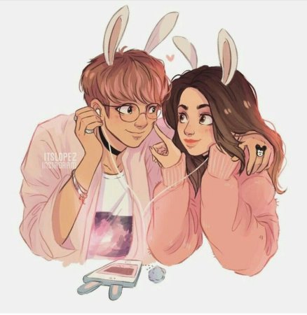 Пары в мультяшном стиле