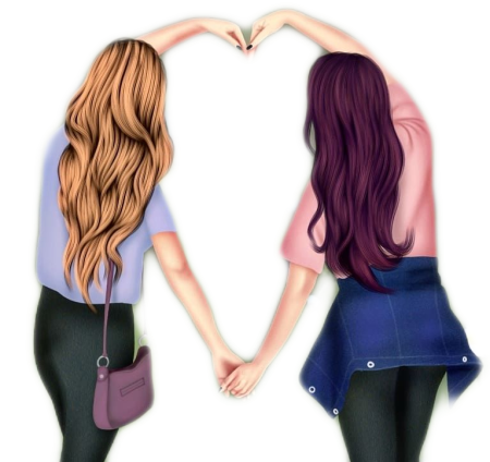 Лучшие подруги мультяшные