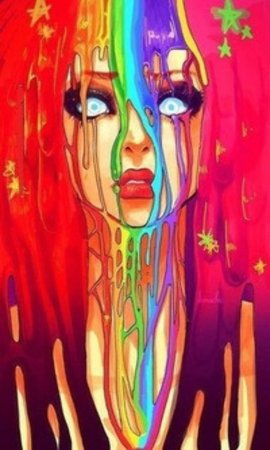 Необычные яркие рисунки