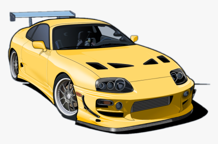 Toyota Supra mk4.Art