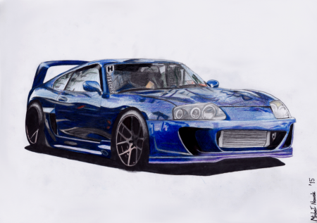 Toyota Supra mk4 drawings