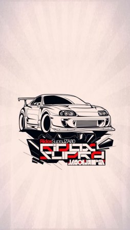 Toyota Supra mk4 наклейка