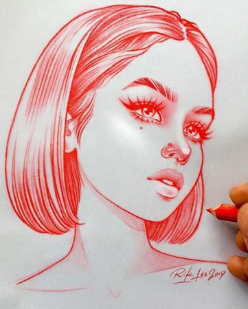 Идеи для рисования девушек
