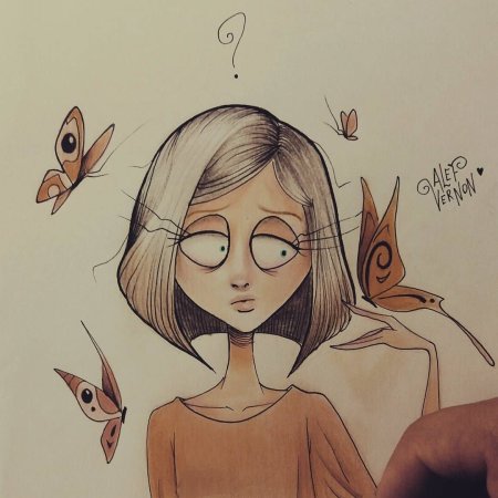 Тим бёртон рисунки стиль