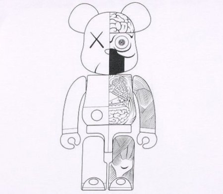 Картина KAWS И Bearbrick