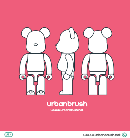 Наклейки Bearbrick