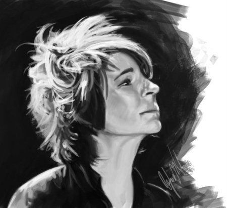 Земфира портрет арт