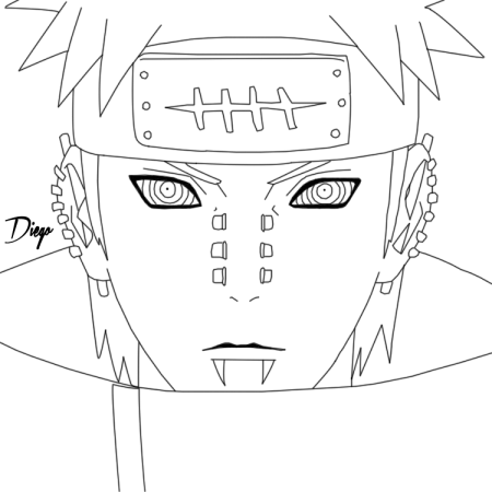 Пейн Яхико рисунок