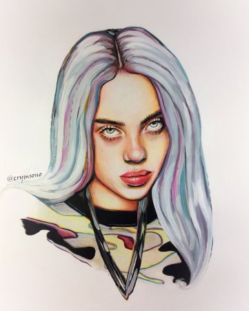 Портрет Billie Eilish