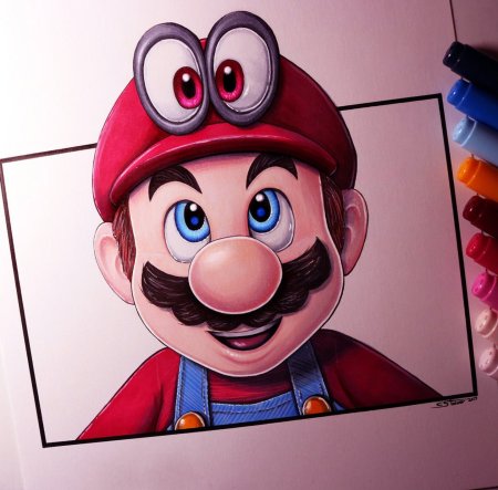 Mario Odyssey арт