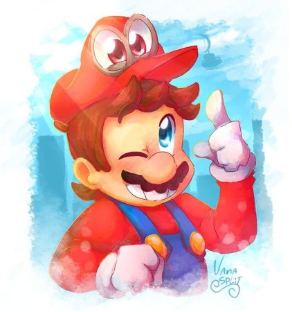 Super Mario Odyssey Art