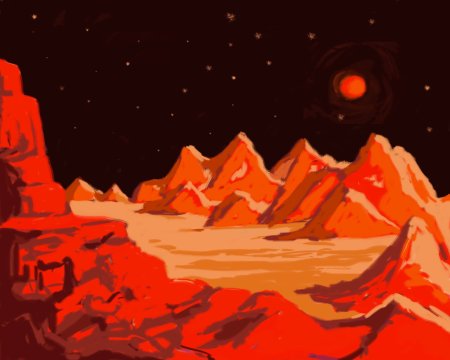 Марс иллюстрация