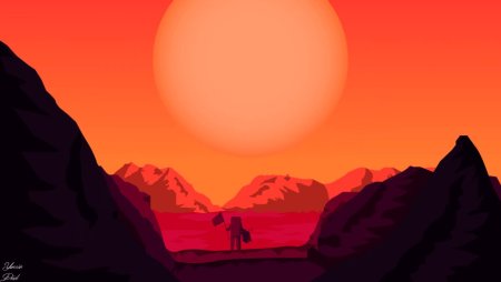 Пейзажи Марса арт