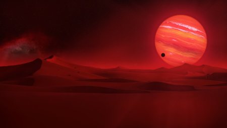 Планета Марс пустыни