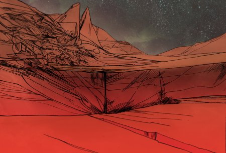 Марс Минимализм Планета