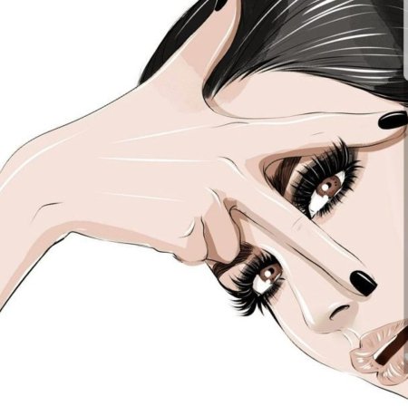 Реснички мультяшные