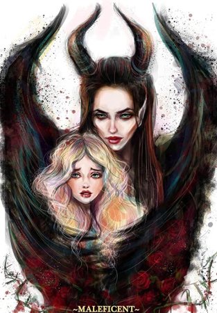 Малефисента арт
