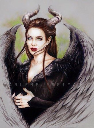 Малефисента с волосами