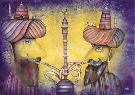 Картины с кальяном