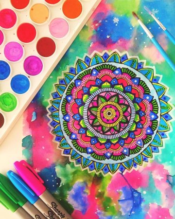Мандала арт терапия