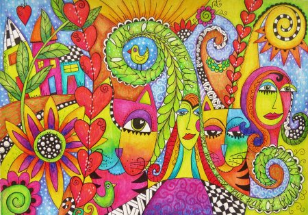 Антистресс Раскрашенные