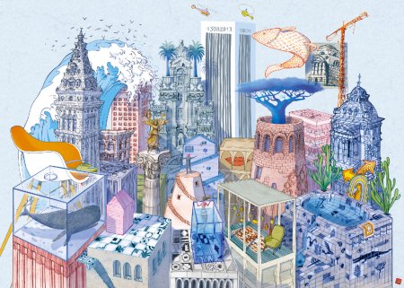 Нарисованный город