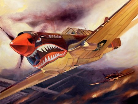 P-40 Warhawk Art