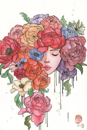 Цветы арты