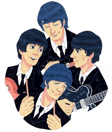 Группа the Beatles арт