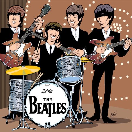 Группа the Beatles арт