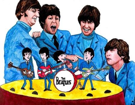 Группа the Beatles постеры