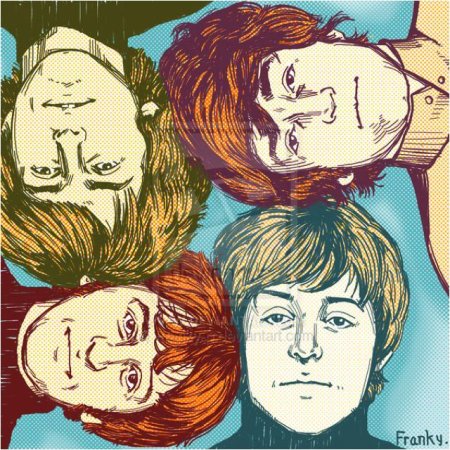 Рисуем арт Beatles