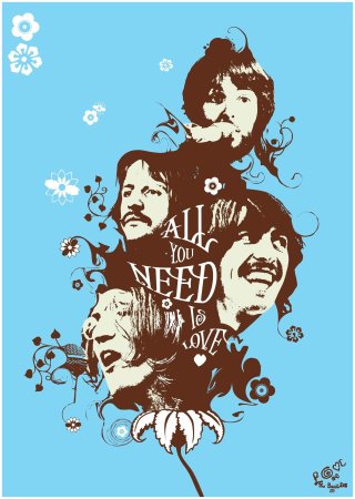 Группа the Beatles арт