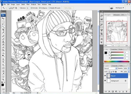 Раскраска из фотографии