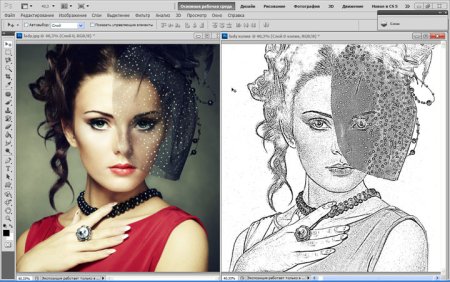 Преобразовать фотографию в рисунок