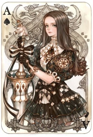 Карточная дама арт