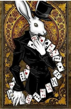 Карточный фокусник арт