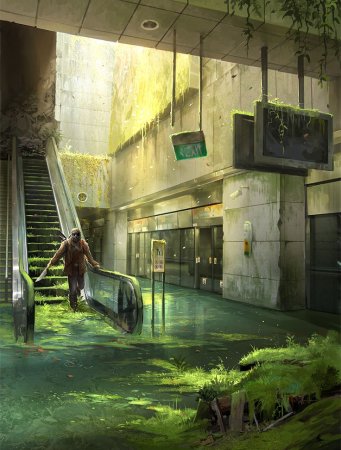 Sci Fi заброшенная станция