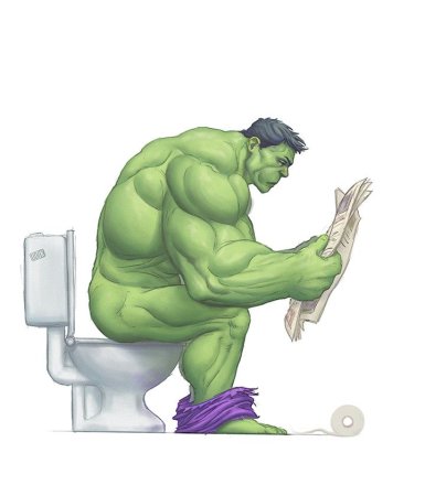 Халк какает