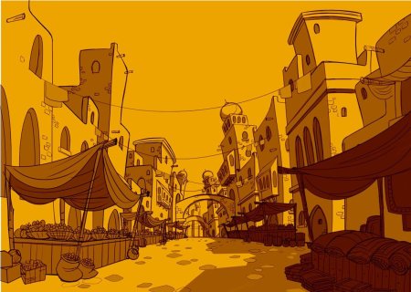 Алладин город Аграба Fantasy