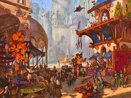 Средневековый Восточный базар