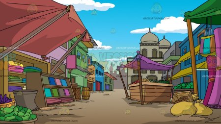 Рынок мультяшный